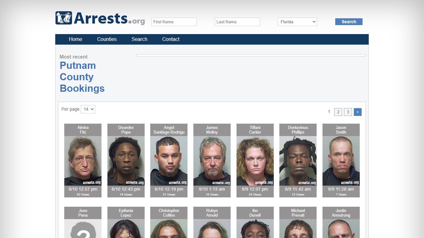 Putnam County Arrests and Inmate Search